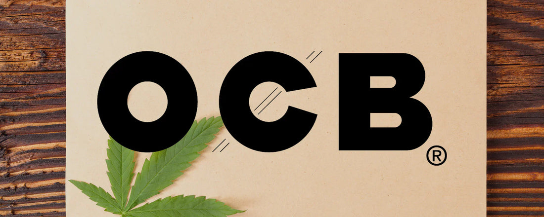 OCB logo with paper and wood background