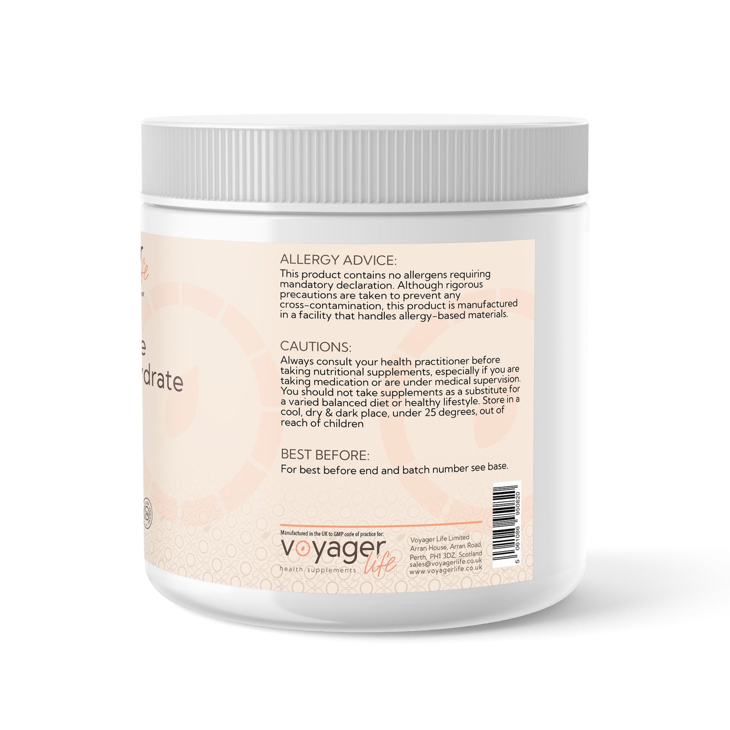 Voyager Creatine Monohydrate Powder 500g