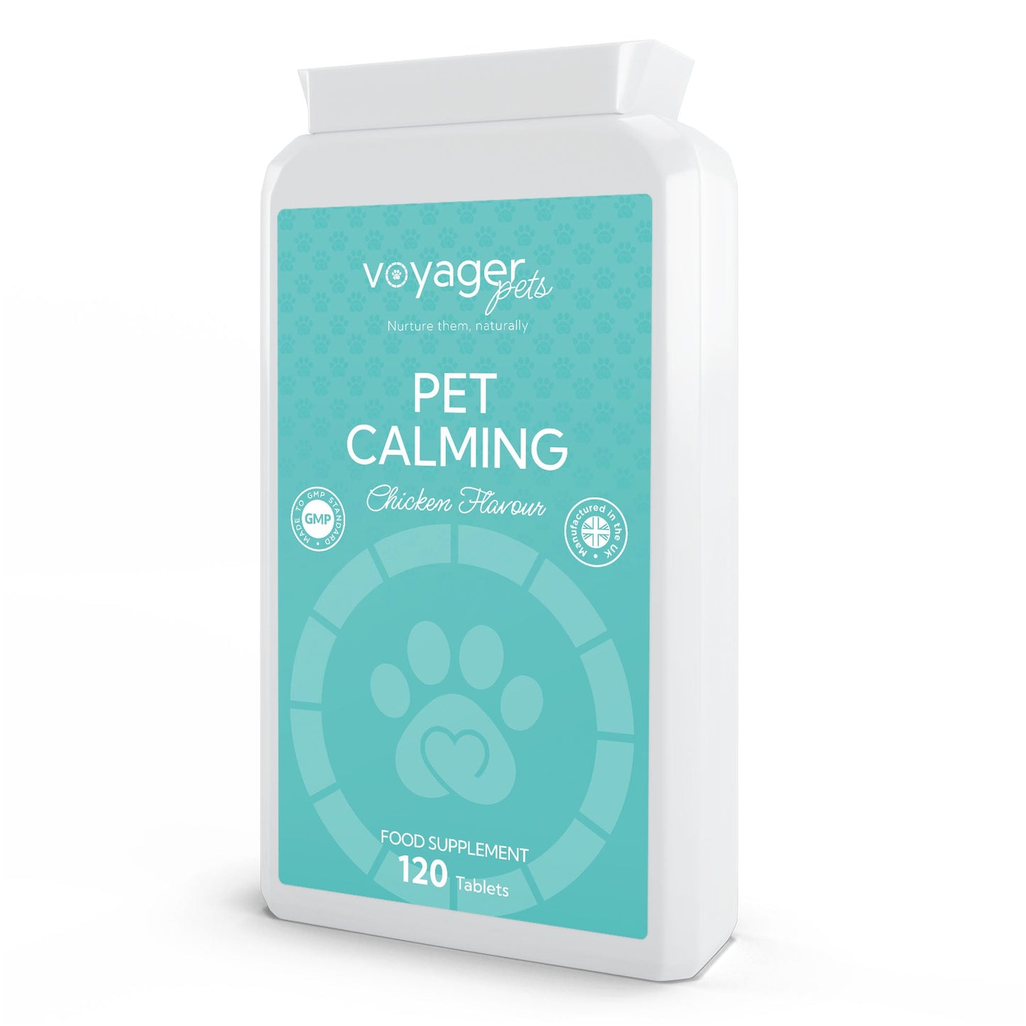 Voyager Pet Calming Complex Tablets - front view