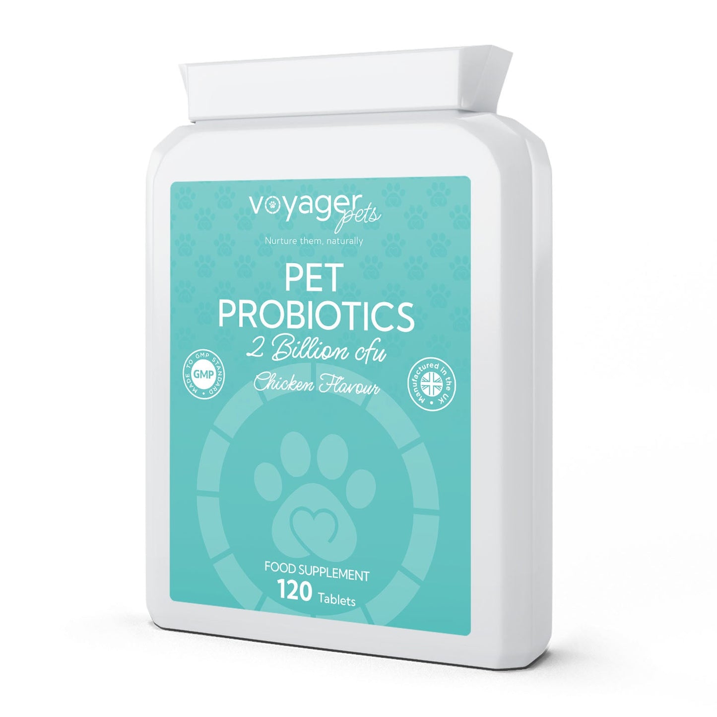 Voyager Pet Probiotics 2 Billion CFU - front view