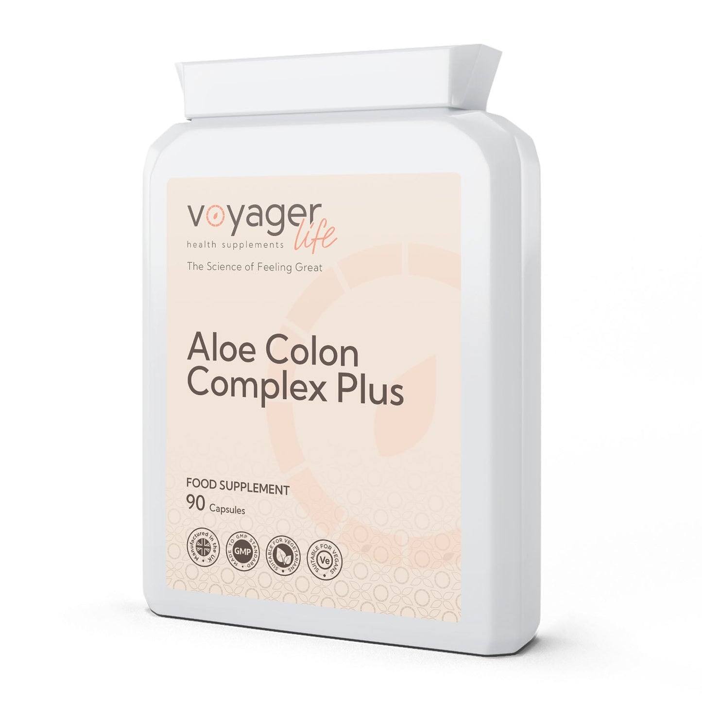 Voyager Aloe Colon Complex Plus 90 Capsules - front view