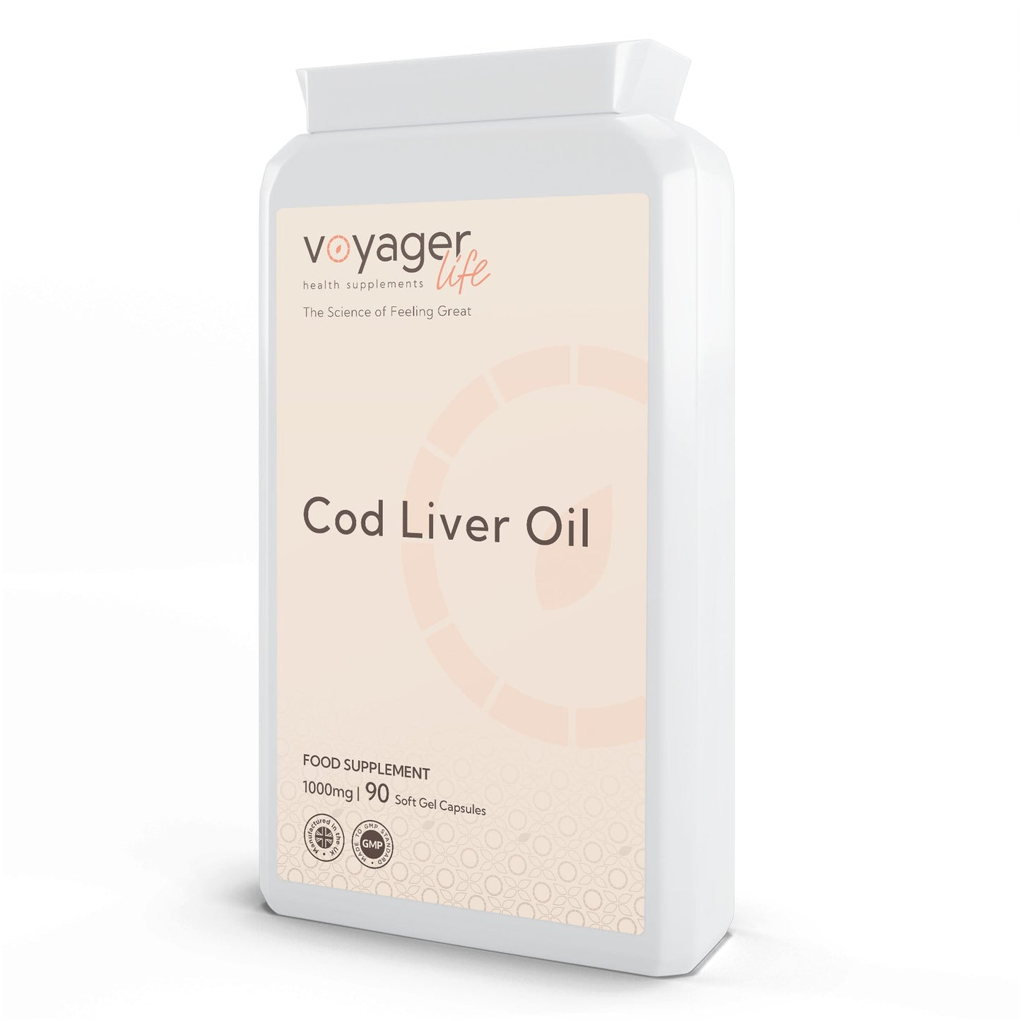 Voyager Cod Liver Oil 1,000mg 90 Softgels product image