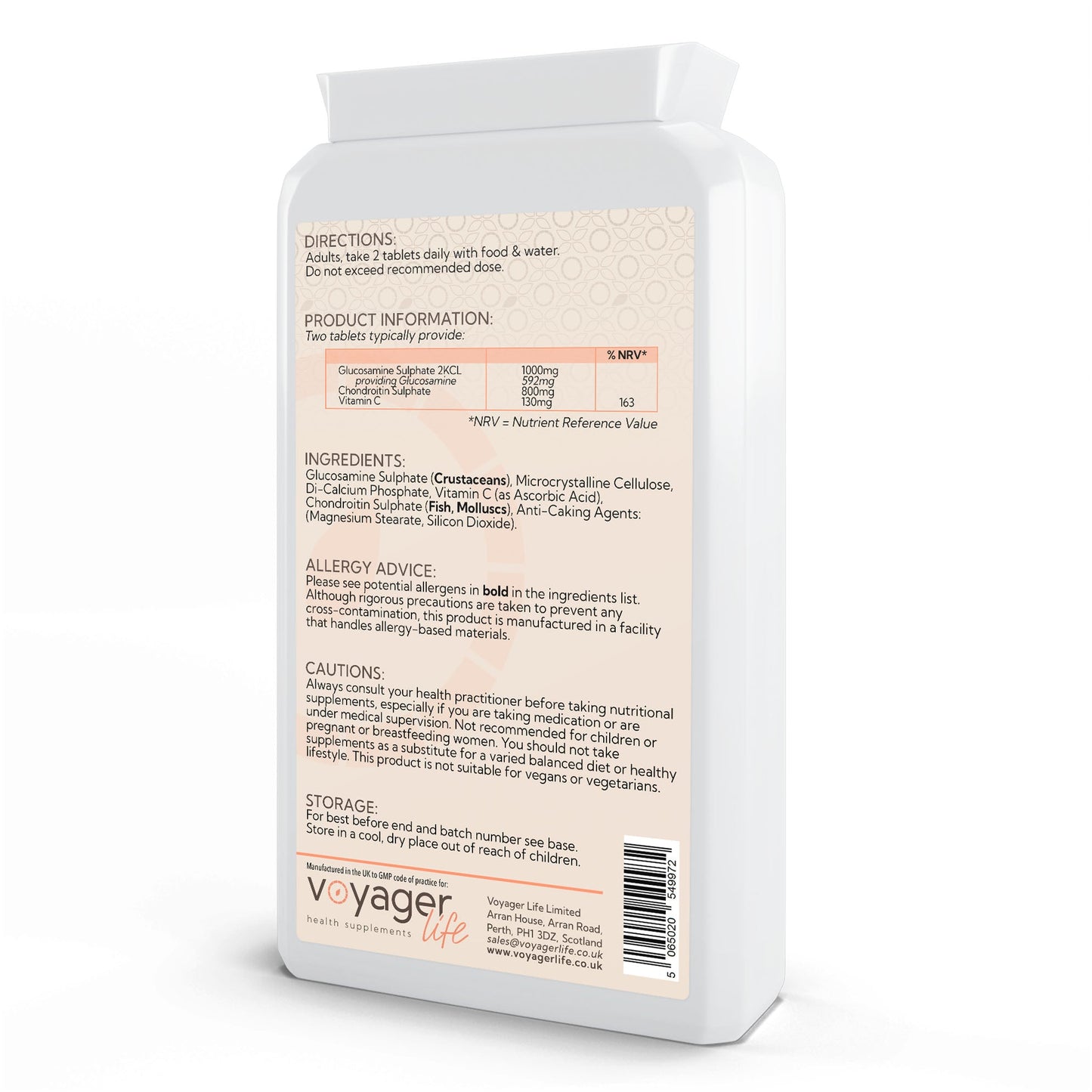 Voyager Glucosamine Chondroitin Complex 180 Tablets - duplicate review - image 4