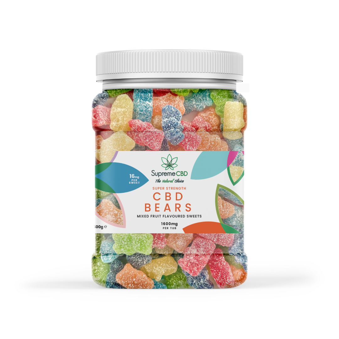 Supreme CBD Large Gummy Bears 1600mg