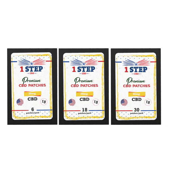 1 Step CBD 30mg CBD Patches | The CBD Hut