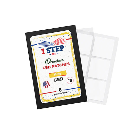 1 Step CBD 30mg CBD Patches - 6 Pack | The CBD Hut