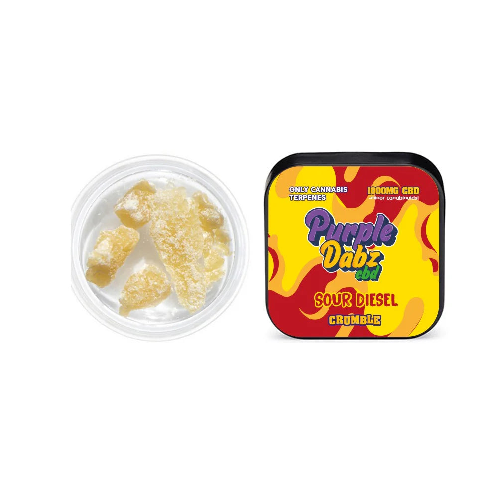 Purple Dank 1000mg CBD Crumble - Sour Diesel (BUY 1 GET 1 FREE) | The CBD Hut