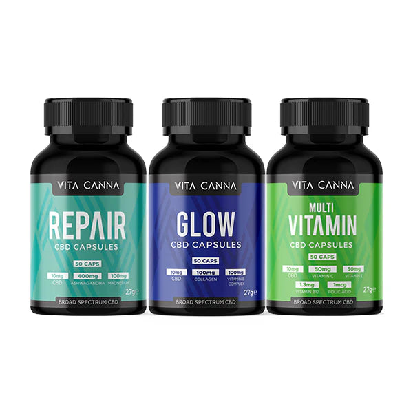 Vita Canna 500mg Functional CBD Capsules - 50 Caps | The CBD Hut