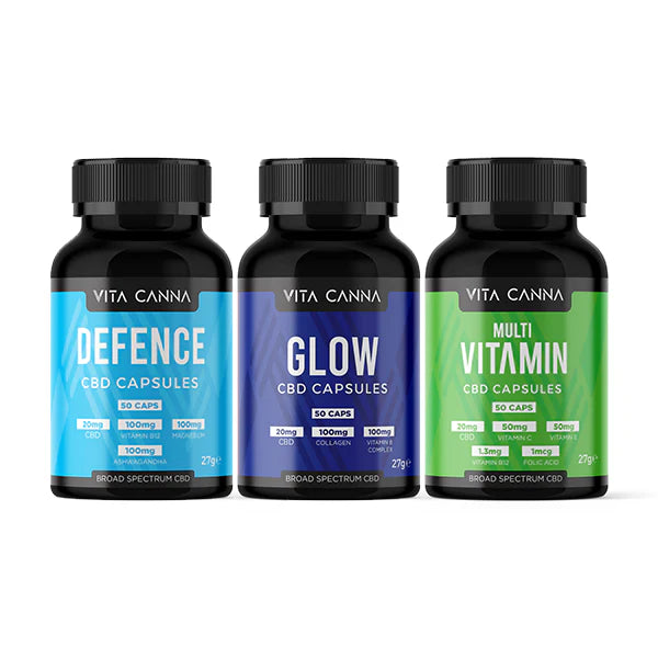 Vita Canna 1000mg Functional CBD Capsules - 50 Caps | The CBD Hut