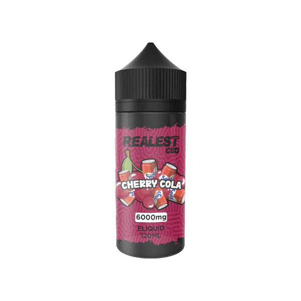 Realest CBD 6000mg Broad Spectrum CBD E-Liquid - Cherry Cola (BUY 1 GET 1 FREE) | The CBD Hut