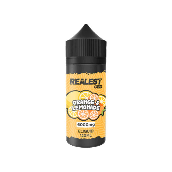 Realest CBD 6000mg Broad Spectrum CBD E-Liquid - Orange & Lemonade (BUY 1 GET 1 FREE) | The CBD Hut