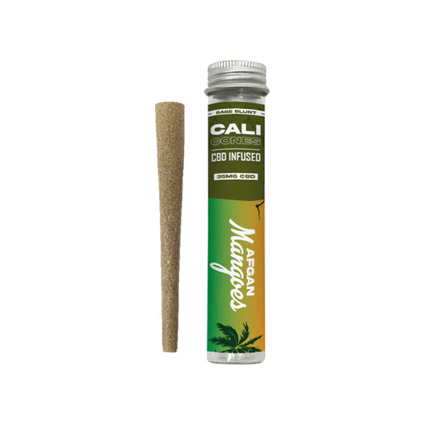 The Cali CBD Co Sage 30mg CBD Infused Cone - Afgan Mangoes | The CBD Hut