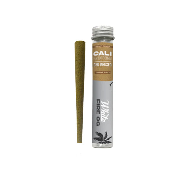 The Cali CBD Co 30mg CBD Infused Hemp Cone - White Fire OG | The CBD Hut