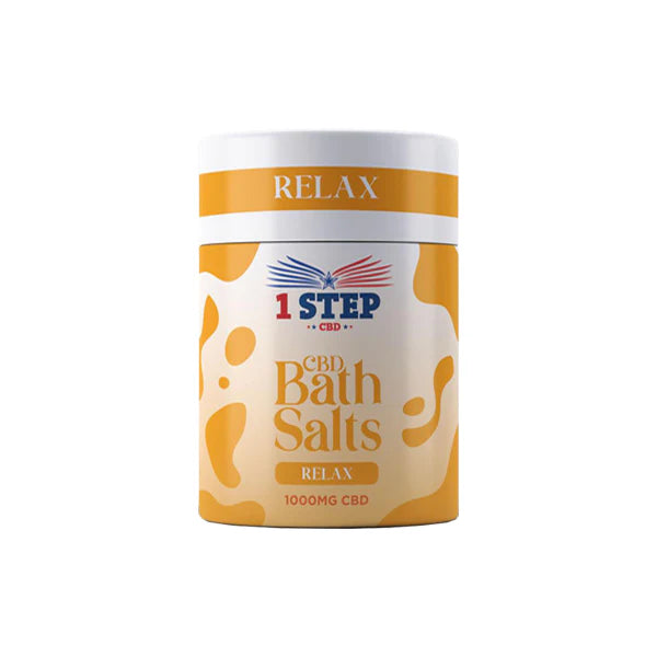 1 Step CBD 1000mg CBD Bath Salts - Relax | The CBD Hut