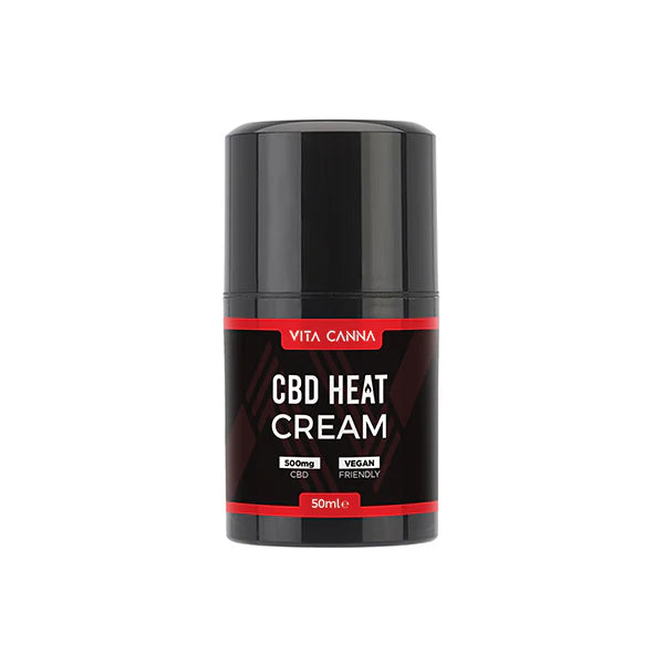 Vita Canna 500mg CBD Heating Cream - 50ml | The CBD Hut