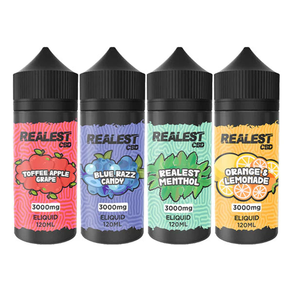 Realest CBD 3000mg Broad Spectrum CBD E-Liquid - 120ml (BUY 1 GET 1 FREE) | The CBD Hut
