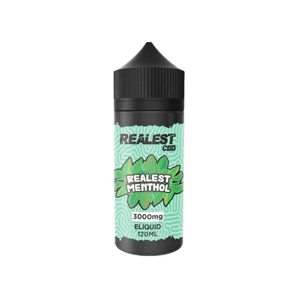 Realest CBD 3000mg Broad Spectrum CBD E-Liquid - Realest Menthol (BUY 1 GET 1 FREE) | The CBD Hut