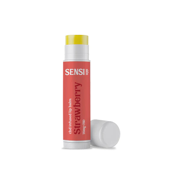 Sensi Skin 25mg CBD Lip Balm - Strawberry (BUY 1 GET 1 FREE) | The CBD Hut