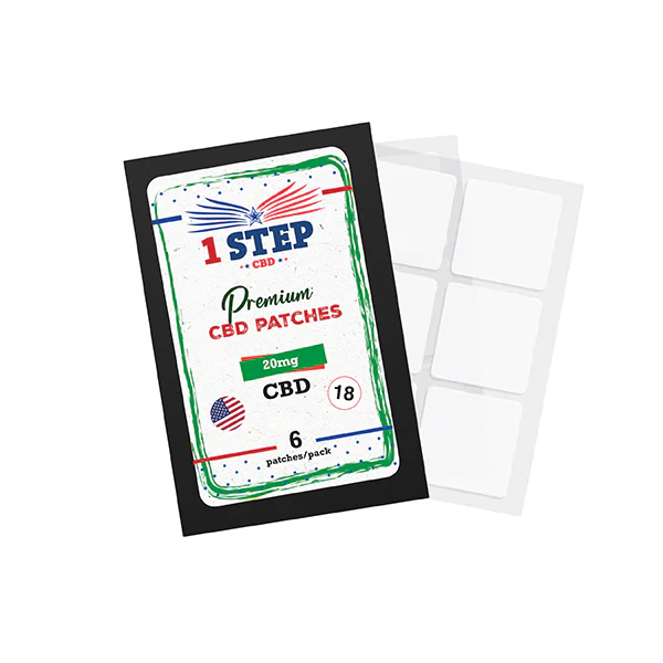 1 Step CBD 20mg CBD Patches - 6 Pack | The CBD Hut