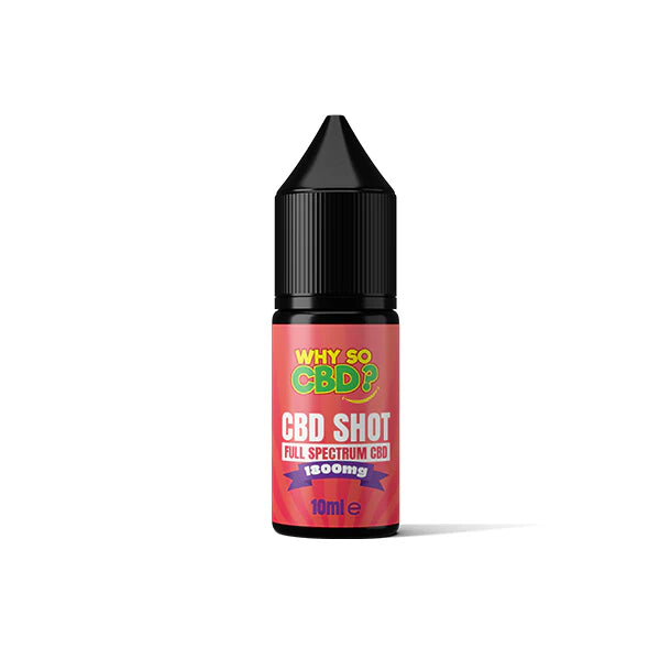 Why So CBD? 1800mg Full Spectrum CBD Shot - 10ml | The CBD Hut