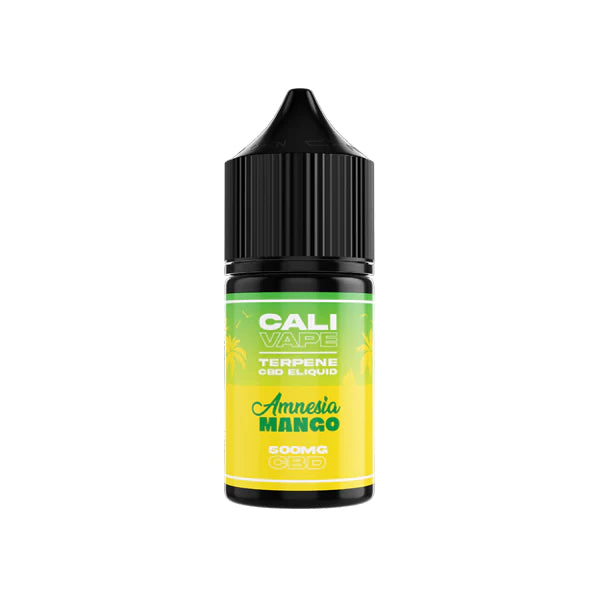 The Cali CBD Co 500mg CBD E-Liquid - Amnesia Mango (60PG/40VG) | The CBD Hut