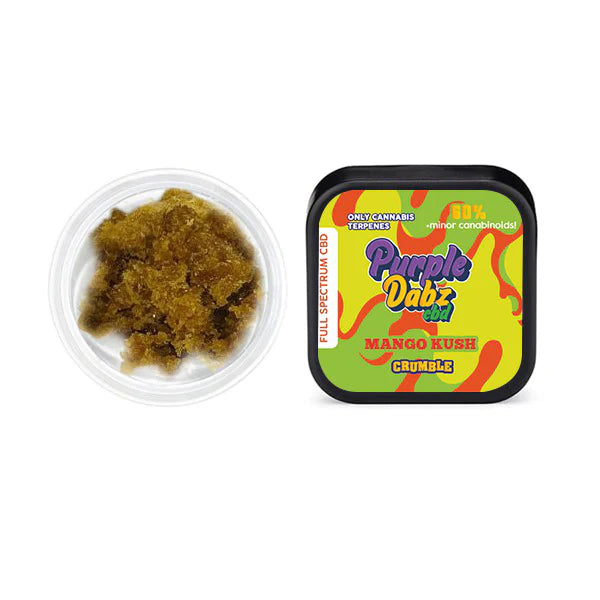 Purple Dank 60% CBD Crumble - 0.5g (BUY 1 GET 1 FREE) - Mango Kush | The CBD Hut