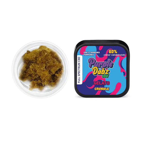Purple Dank 60% CBD Crumble - 0.5g (BUY 1 GET 1 FREE) - Gelato | The CBD Hut