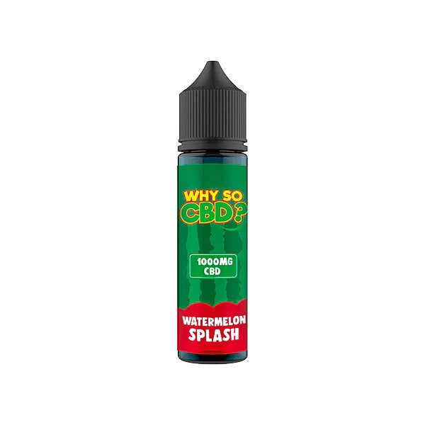 Why So CBD? 1000mg CBD E-Liquid - 60ml - Watermelon Splash | The CBD Hut