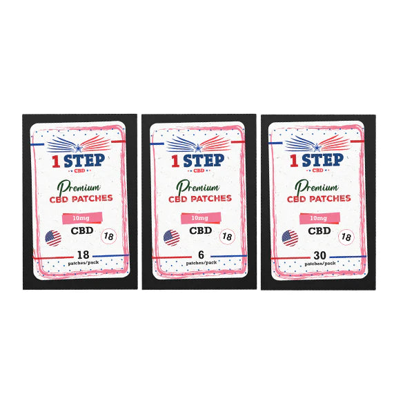 1 Step CBD 10mg CBD Patches | The CBD Hut