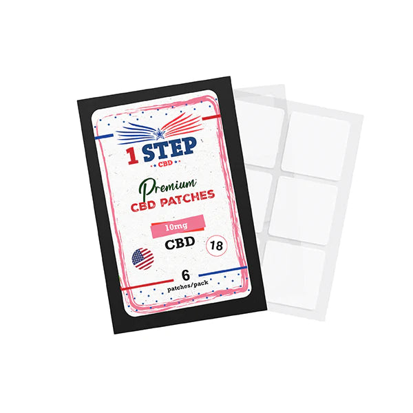 1 Step CBD 10mg CBD Patches - 6 Pack | The CBD Hut