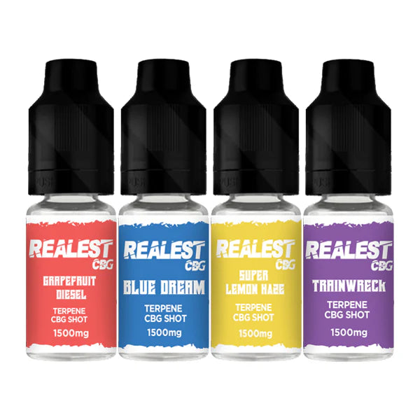 Realest CBD 1500mg CBG Terpene Booster Shot - 10ml (BUY 1 GET 1 FREE) | The CBD Hut