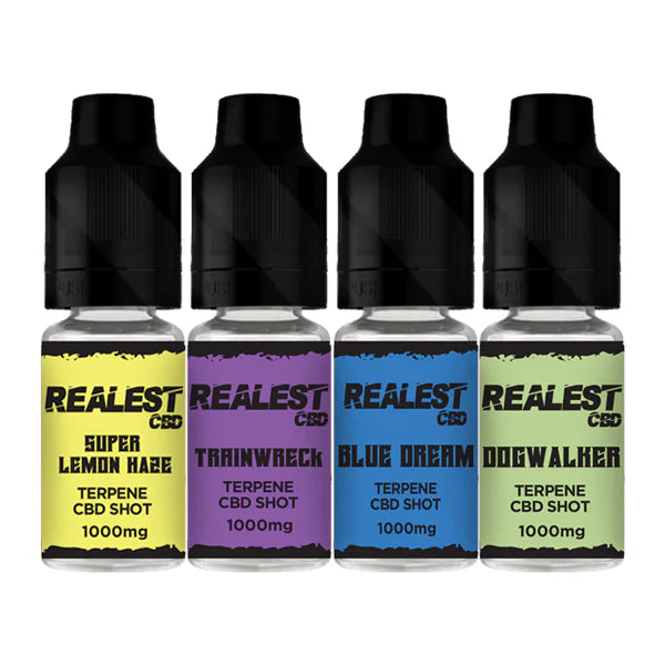 Realest CBD 1000mg CBD Terpene Booster Shot - 10ml (BUY 1 GET 1 FREE) | The CBD Hut