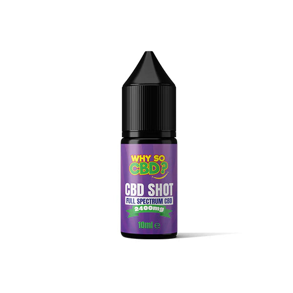 Why So CBD? 2400mg Full Spectrum CBD Shot - 10ml | The CBD Hut