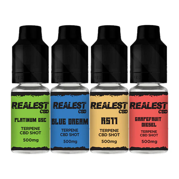 Realest CBD 500mg CBD Terpene Booster Shot - 10ml (BUY 1 GET 1 FREE) | The CBD Hut