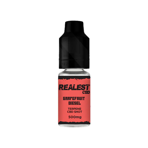 Realest CBD 500mg CBD Terpene Booster Shot - Grapefruit Diesel (BUY 1 GET 1 FREE) | The CBD Hut