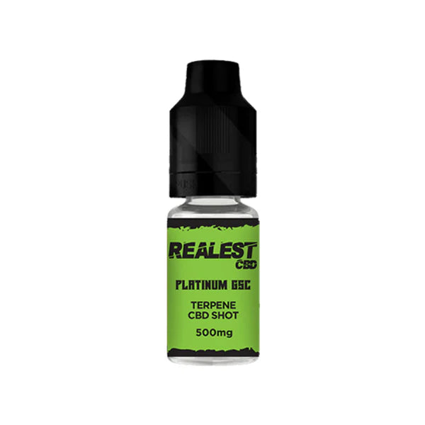Realest CBD 500mg CBD Terpene Booster Shot - Platinum GSC (BUY 1 GET 1 FREE) | The CBD Hut