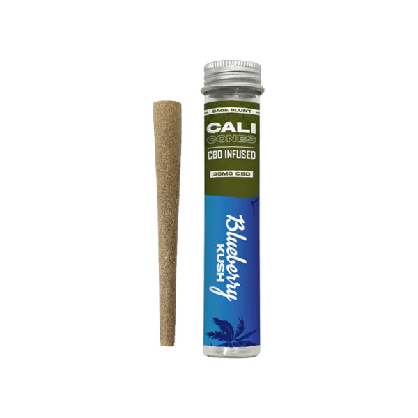 The Cali CBD Co 30mg CBD Infused Sage Cone - Blueberry Kush | The CBD Hut