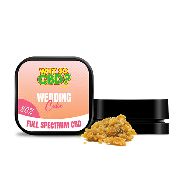 Why So CBD? 80% CBD Crumble - 5g - Wedding Cake | The CBD Hut