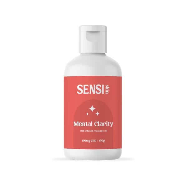 Sensi CBD 100mg CBD Massage Oil - Mental Clarity (BUY 1 GET 1 FREE) | The CBD Hut