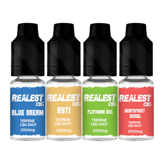 Realest CBD 2000mg CBG Terpene Booster Shot - 10ml (BUY 1 GET 1 FREE) | The CBD Hut