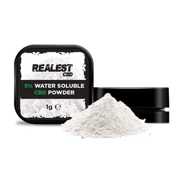Realest CBD 5% Water Soluble CBD Powder - 1g (BUY 1 GET 1 FREE) | The CBD Hut