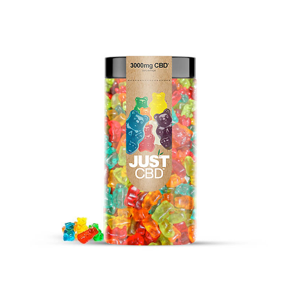 Just CBD 3000mg Gummies - 600g Tub  - Gummy Bears | The CBD Hut