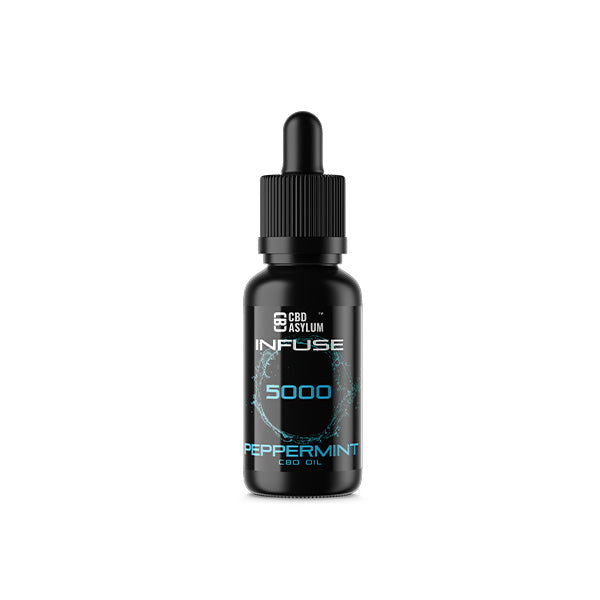 CBD Asylum 5000mg CBD Peppermint Infuse Oil - 30ml (BUY 1 GET 2 FREE) | The CBD Hut