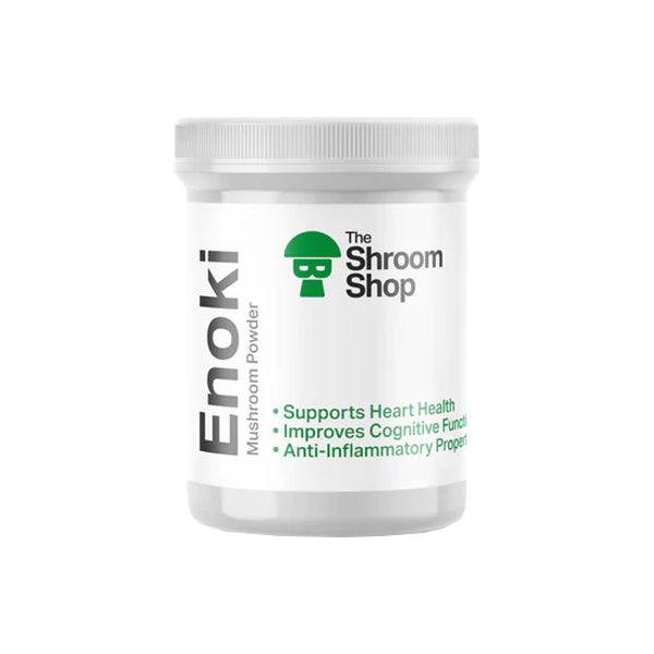 The Shroom Shop Enoki Mushroom 90000mg Powder | The CBD Hut
