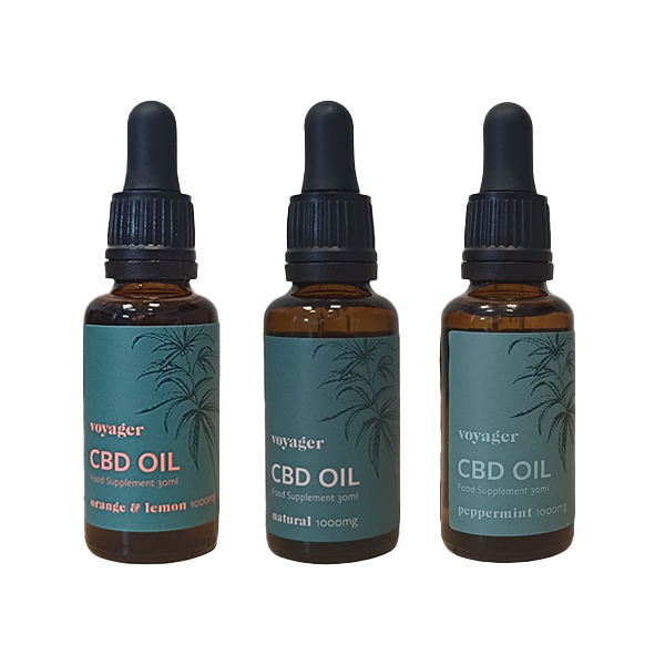 Voyager 1000mg CBD Oils - 30ml | The CBD Hut