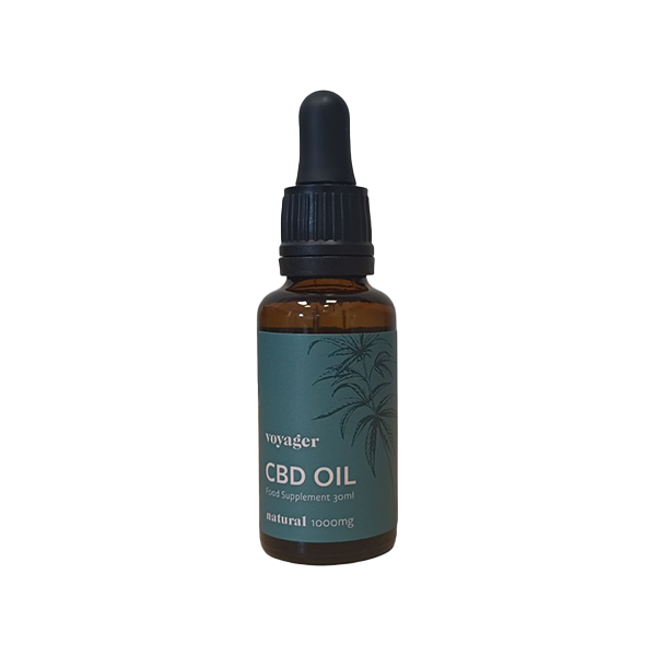 Voyager 1000mg CBD Oil - 30ml - Natural | The CBD Hut