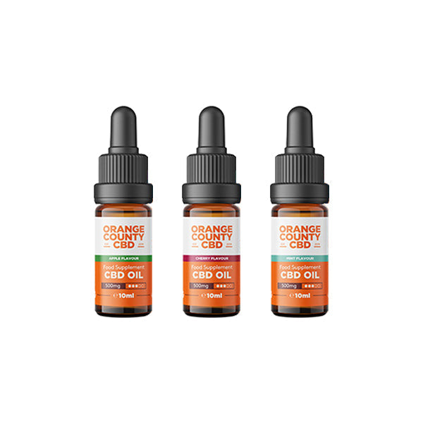 Orange County 500mg CBD Oil - 10ml | The CBD Hut