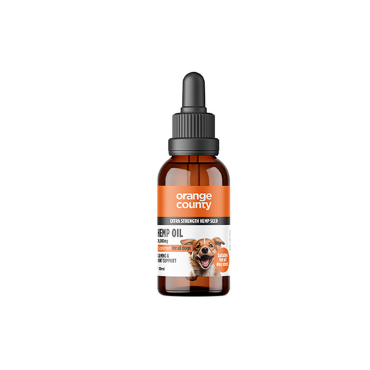 Orange County 30000mg Pet Calming Hemp Seed Oil 30ml | The CBD Hut