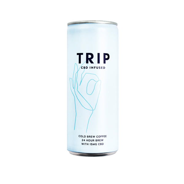 12 x TRIP 15mg CBD Infused Cold Brew Coffee Drink 250ml | The CBD Hut