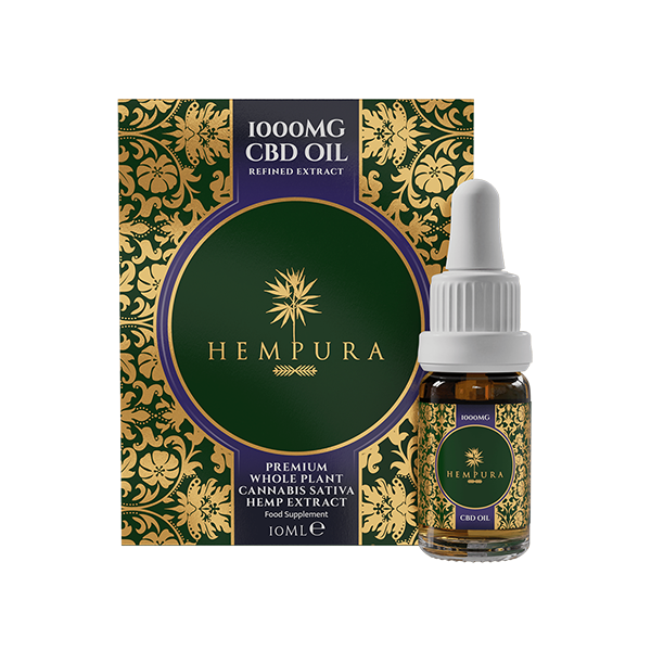 Hempura 1000mg CBD Broad Spectrum Oil Refined with terpenes - 10ml | The CBD Hut